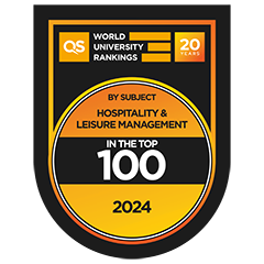 S World University Rankings 2024 - Hospitality & Leisure Management, Top 100