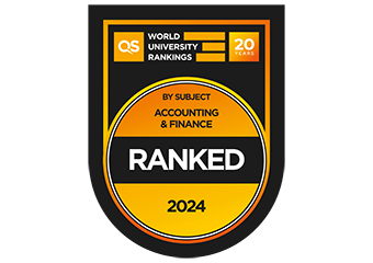 QS World University Rankings 2024 - Accounting & Finance, Ranked