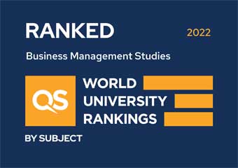 QS World University Rankings 2022 - Business and Management Studies