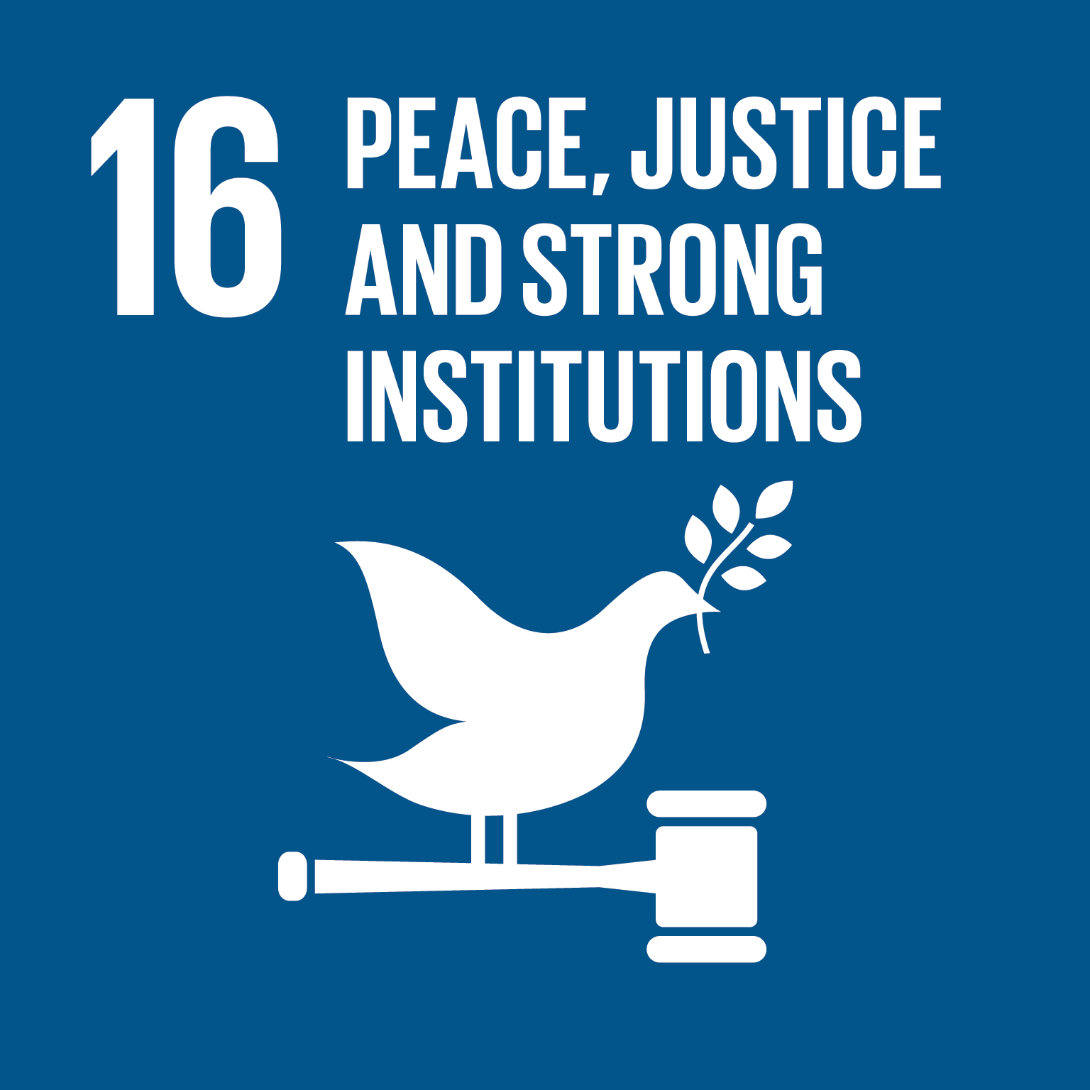 Goal 16 - peace, justice and strong institution