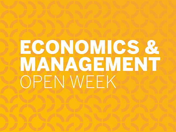Economics and Management Open Week