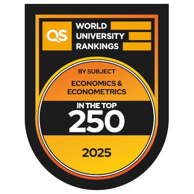 QS World University Rankings 2025 - Economics & Econometrics, Top 250